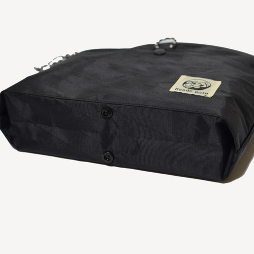 nagisaPORTER ブラック サコッシュバッグ Kaedeサコッシュ X-pac オールブラック（フック付き