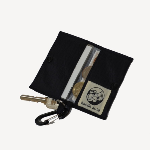 ミニマムキャッシュウォレット（Xpac ブラック）ちいさいふ 名刺