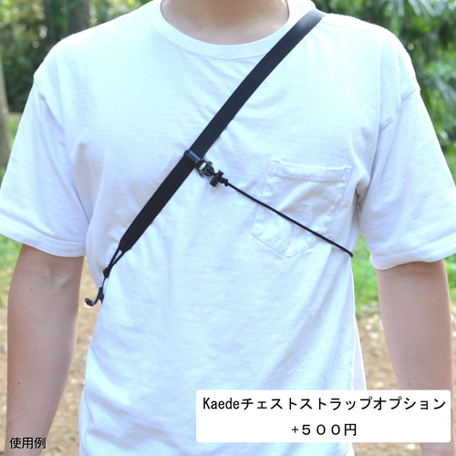 Kaedeサコッシュずぼらポケット x-pacホワイト・スパイダロン