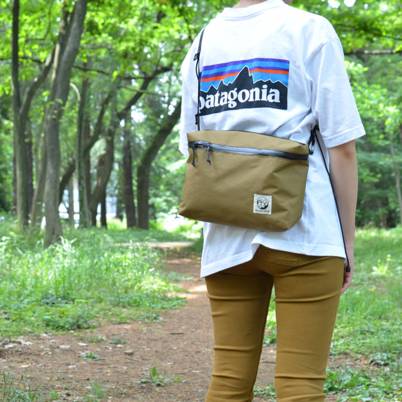 ハンドメイドフレームバッグ　x-pac コヨーテブラウン46.5cm FAIRWEATHER* frame bag ADV (x-pac coyote) - BLUE LUG GLOBAL