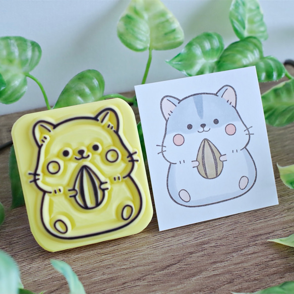 ハムスターさんの消しゴムはんこ はんこ・スタンプ Capule