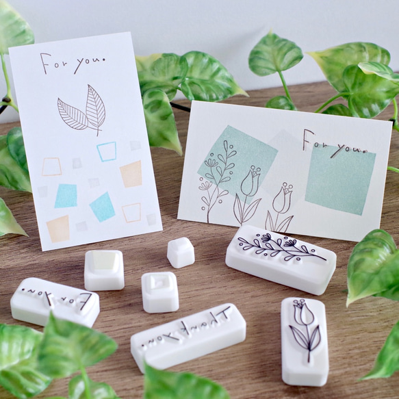 ボタニカル 消しゴムはんこ1 はんこ・スタンプ Capule* Works 通販