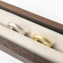 K18　幅広のアンティークマリッジリング　[結婚指輪][ペアリング] 2枚目の画像