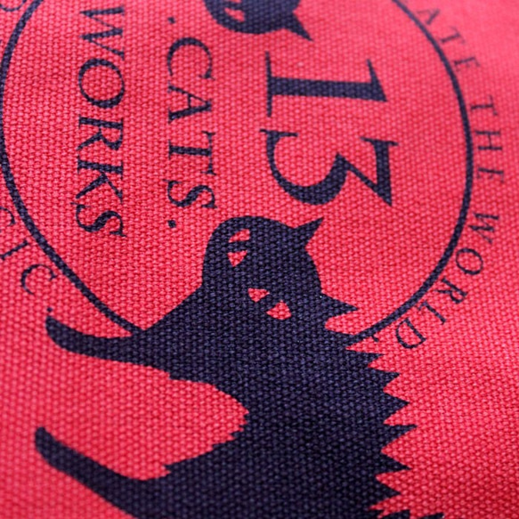 彩色帆布迷你托特包（logo）絲印 13.CATS.WORKS 原創 第4張的照片