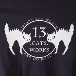 Tシャツ（ロゴ）-シルクスクリーン-13.CATS.WORKSオリジナル 4枚目の画像