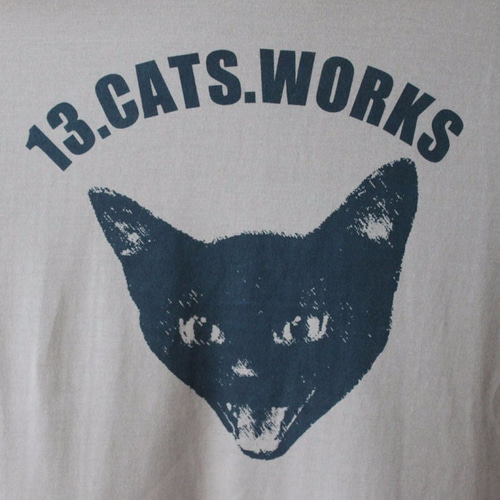 Tシャツ（VIVI FACE）-シルクスクリーン-13.CATS.WORKSオリジナル T