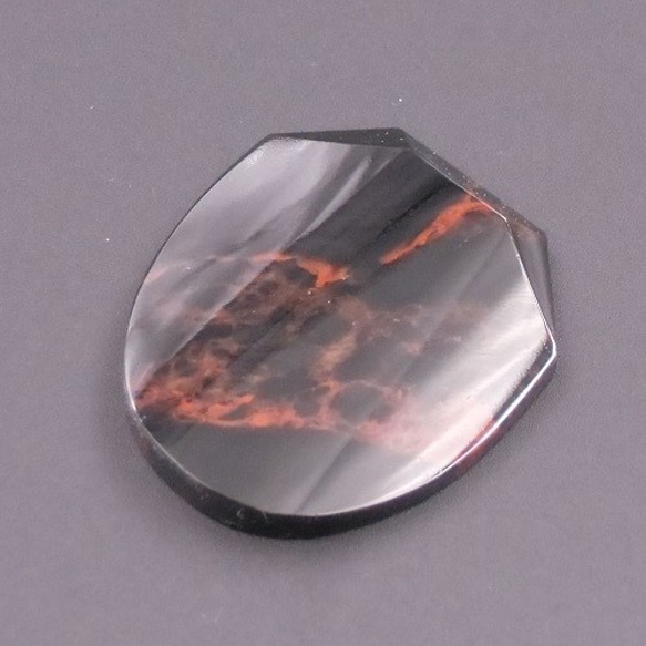 BT-Los-Etc-021・・・十勝石＃マホガニーオブシディアン＃ルース＃６６．５ｃｔ 2枚目の画像