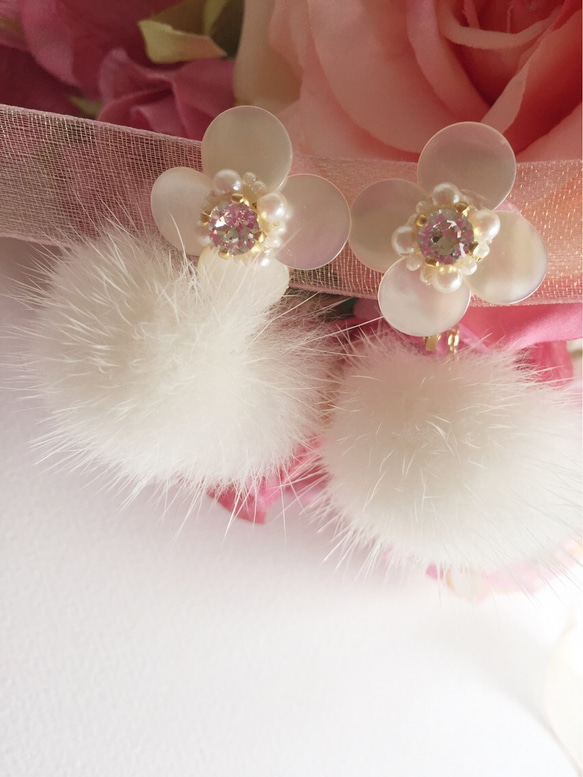 petit fleur♡fur white 1枚目の画像