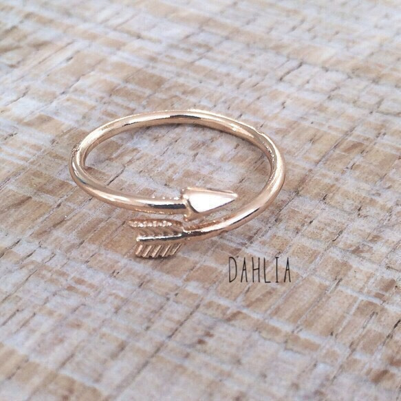 ✭sold out ✭'arrow ring'アローリング gold 2枚目の画像