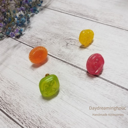 水果糖耳環 Mixed Drops Candy Earrings 第2張的照片