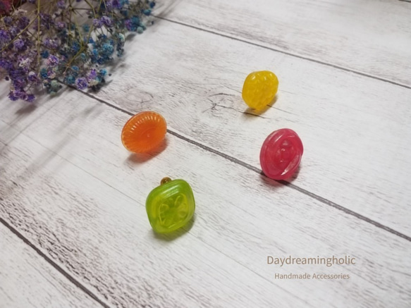 水果糖耳環 Mixed Drops Candy Earrings 第2張的照片