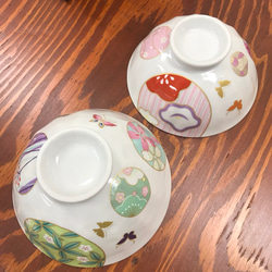 和柄の夫婦茶碗 4枚目の画像