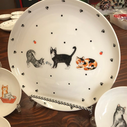 ネコのお皿セット 2枚目の画像