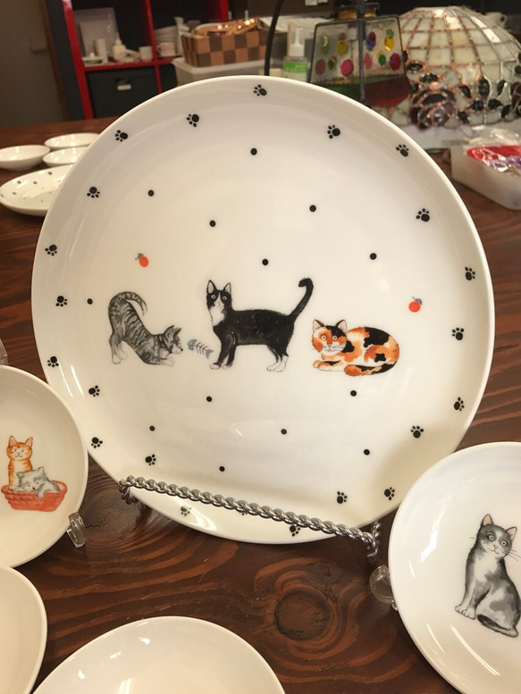 ネコのお皿セット 2枚目の画像