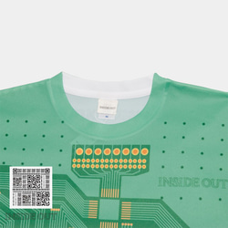 基板Tシャツ【ブランド:INSIDEOUT fashion】カラー：グリーン 5枚目の画像
