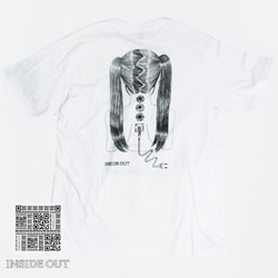 人工知能AI Tシャツ【ブランド:INSIDEOUT fashion】カラー:ホワイト 4枚目の画像