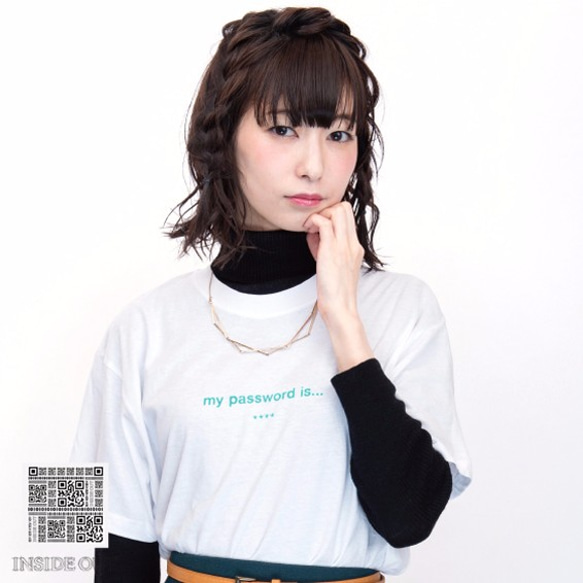 my PASS: Tシャツ【ブランド:INSIDEOUT fashion】蓄光インクプリント 1枚目の画像