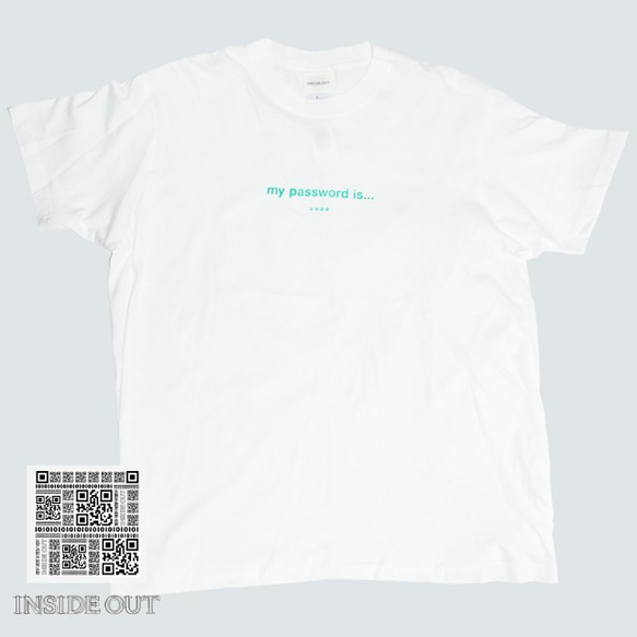 my PASS: Tシャツ【ブランド:INSIDEOUT fashion】蓄光インクプリント 3枚目の画像