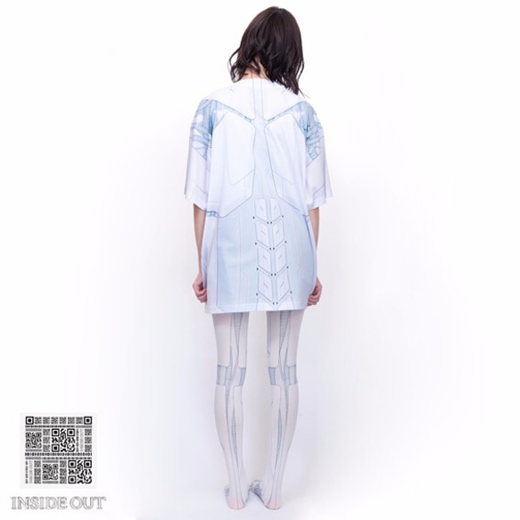 【おばけサマ・オーダーメイド用】ロボットTシャツ【ブランド:INSIDEOUT fashion】 4枚目の画像