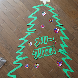 クリスマスドアデコレーション『クリスマス会の日』 1枚目の画像