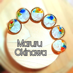 沖縄 琉球 ガラス アクセサリー ◎ Maruru Okinawa 1枚目の画像