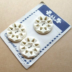 【Button Card】White Lacy 3枚目の画像