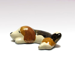 輪島塗ビーグル犬箸置き 2枚目の画像