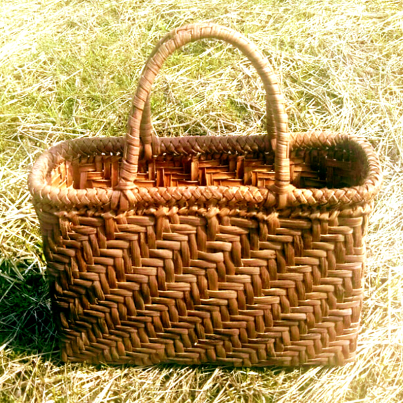 山葡萄かごバック【純国産】三弦網代編み かごバッグ ichi☆ 通販
