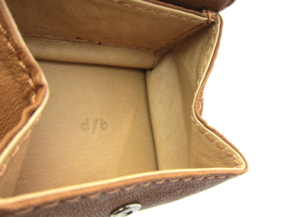 とても滑らかなイタリア製ハラコ　ボックス型のコインケース　チータ柄プリント 5枚目の画像