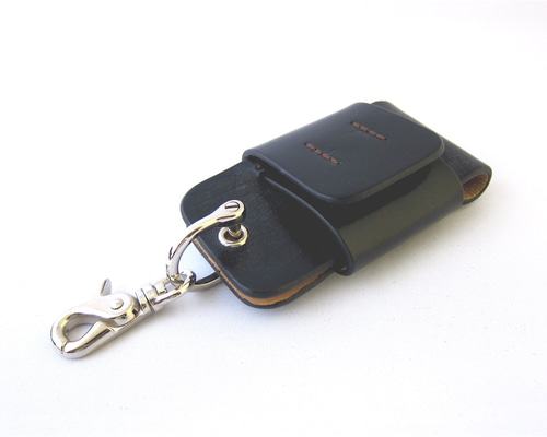 SALE】英国製ブライドルレザー スマートキーも付くキーケース ブラック