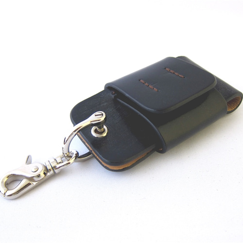 SALE】英国製ブライドルレザー スマートキーも付くキーケース ブラック