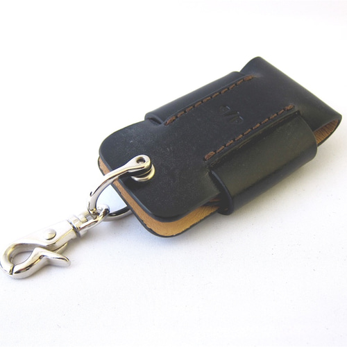 SALE】英国製ブライドルレザー スマートキーも付くキーケース ブラック