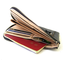 名入れ】ロングウォレット 長財布 通帳ケース パスポートケース