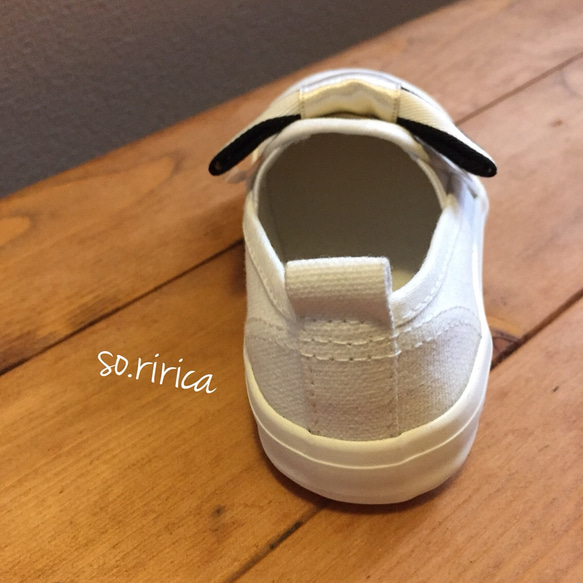 simple ribbon sneaker♡14センチ〜18センチ 2枚目の画像