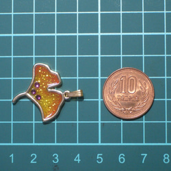秋の装い銀杏のペンダント(p46) 3枚目の画像