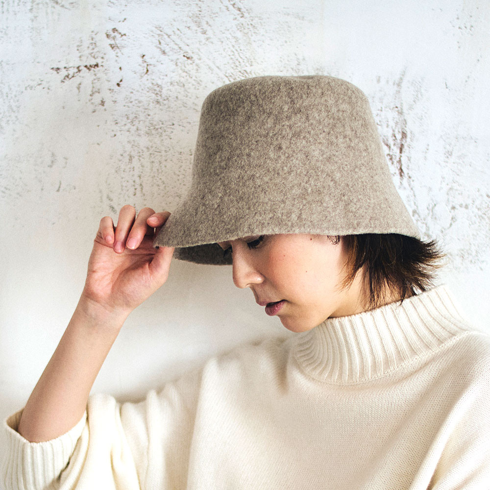 帽子 pino YOKOI BERET・PINO（ピノ）バケットハット