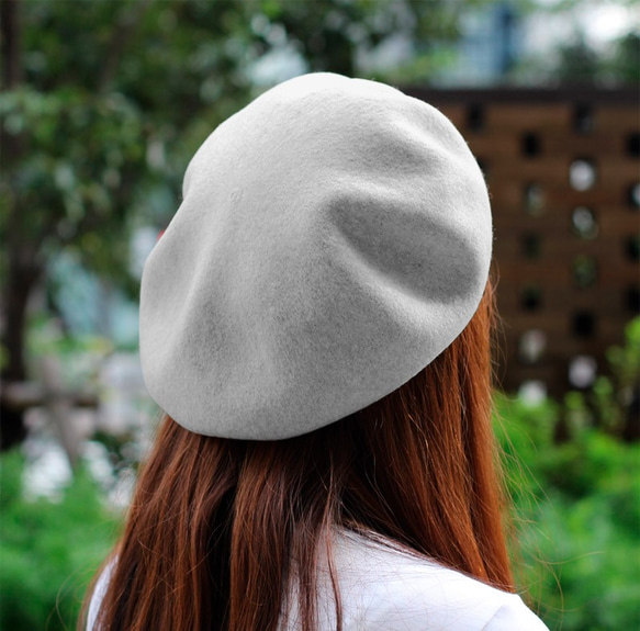 YOKOI BERET ANIS アニス ウール八角ビックベレー帽 キャメル [YO-BR001-CA] 4枚目の画像