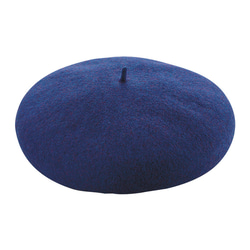 バスクベレー（ミックスブルー）ベレー帽 ウール 帽子[YO-BR002-MXBL] 1枚目の画像