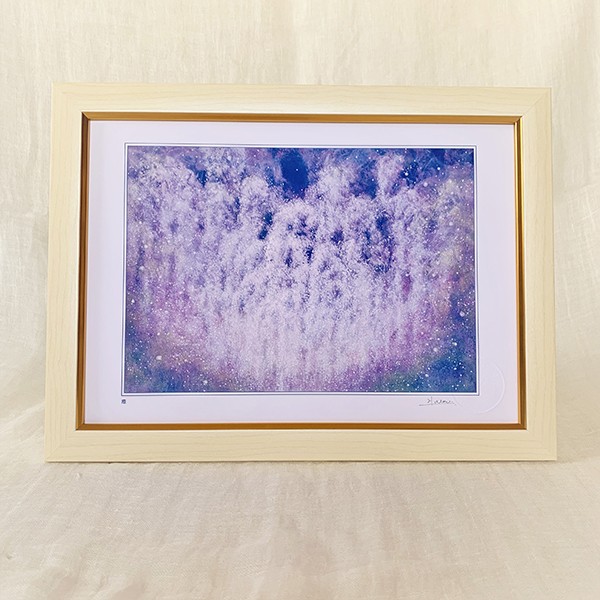 風水画ヒーリングアート～癒 額装A4ジクレーアート