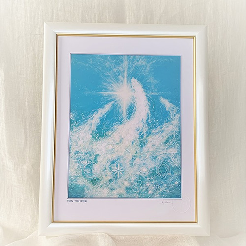 格安saleスタート ボ 額付き【原画】「モクレン（木蓮）」 花の絵 インテリア 絵画 絵画