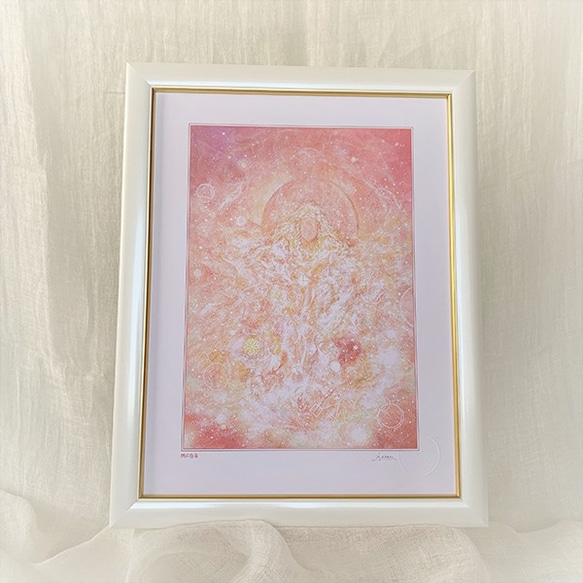 ヒーリングアート～共に在る～ 　太子額装ジクレーアート ヒーリングアート～共に在る～