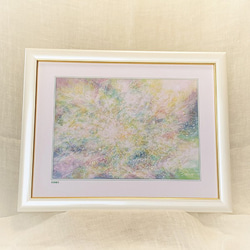 河津桜」透明水彩画 原画 風景画 額縁付 A4サイズ 絵画 Oni 通販