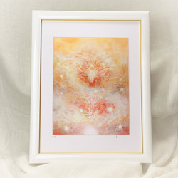 龍神の絵 龍神様の絵画 『祝福』 太子額付きジクレーアート 絵画