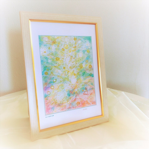 絵画　スマイルメーカー　額縁付き　原画 絵画 スマイルメーカー 額縁付き 原画