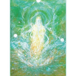ヒーリングアート『心の平安』神性シリーズA4サイズジクレー 1枚目の画像