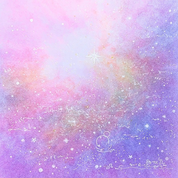 感情表現のパステル画 星とハート b00b24a4cabd2f927306ecf7961427