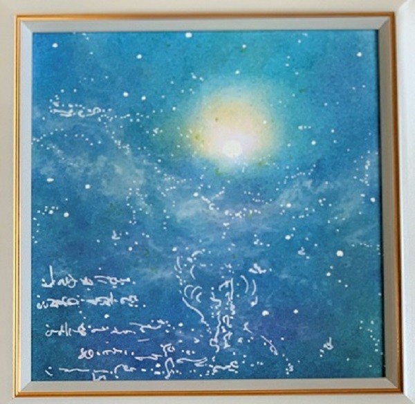 月の竪琴　ハンドメイドパステル画　絵画アート原画 初秋の頃 ハンドメイドパステル画 絵画アート原画 - メルカリ