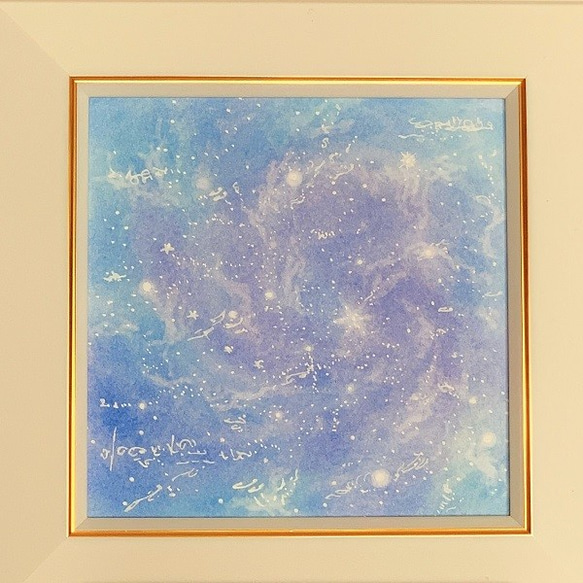 『星の瞬き』 パステルアート原画　HIDEKIのヒーリングアート 1枚目の画像