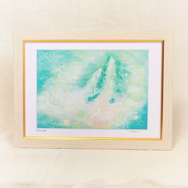 龍神の絵ー気運高める龍神さま、額込 絵画 HIDEKI 通販 7438880