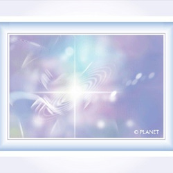 ラベンダー畑10」アクリル画 原画 風景画 額縁付 SMサイズ 絵画